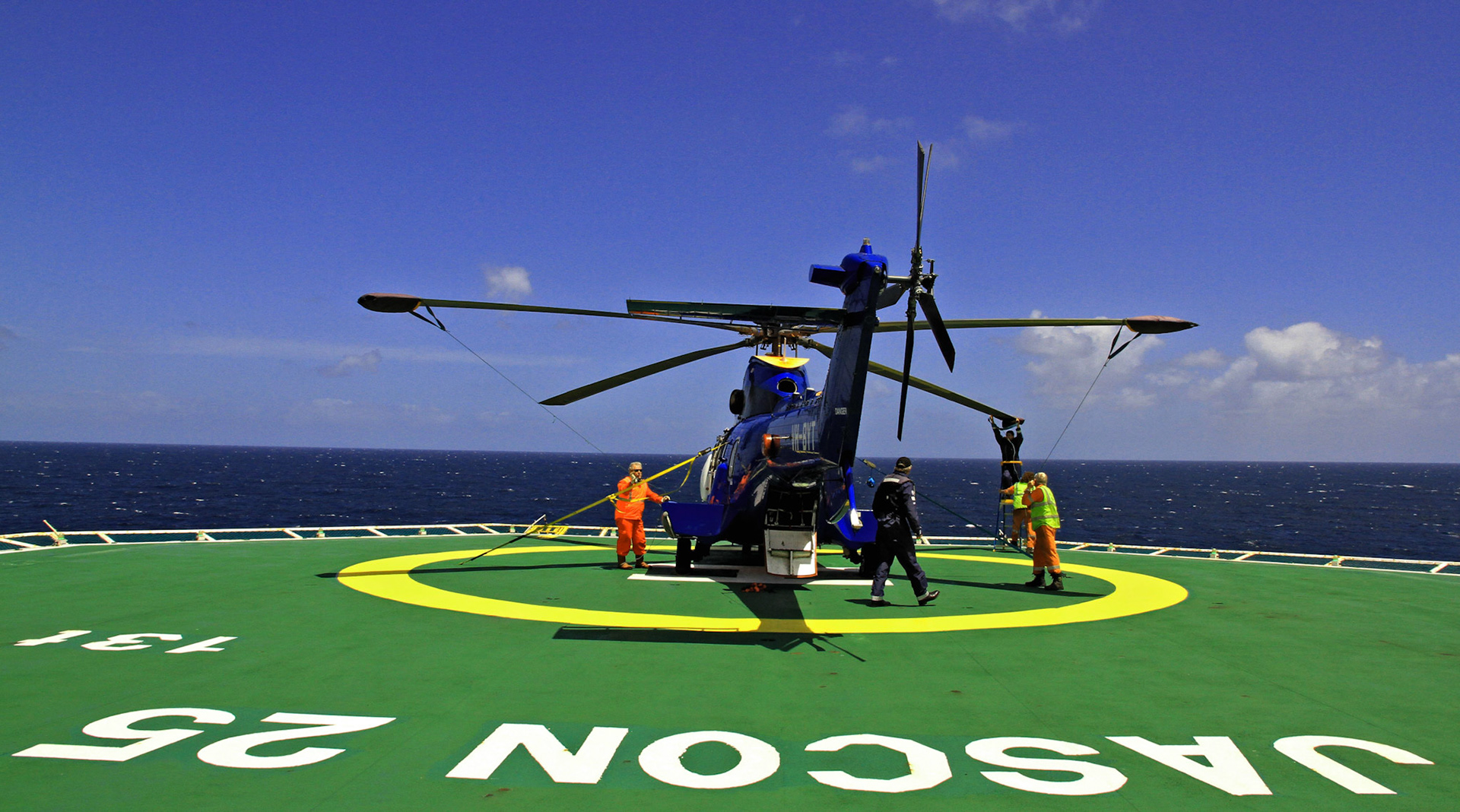 helicopter grounded