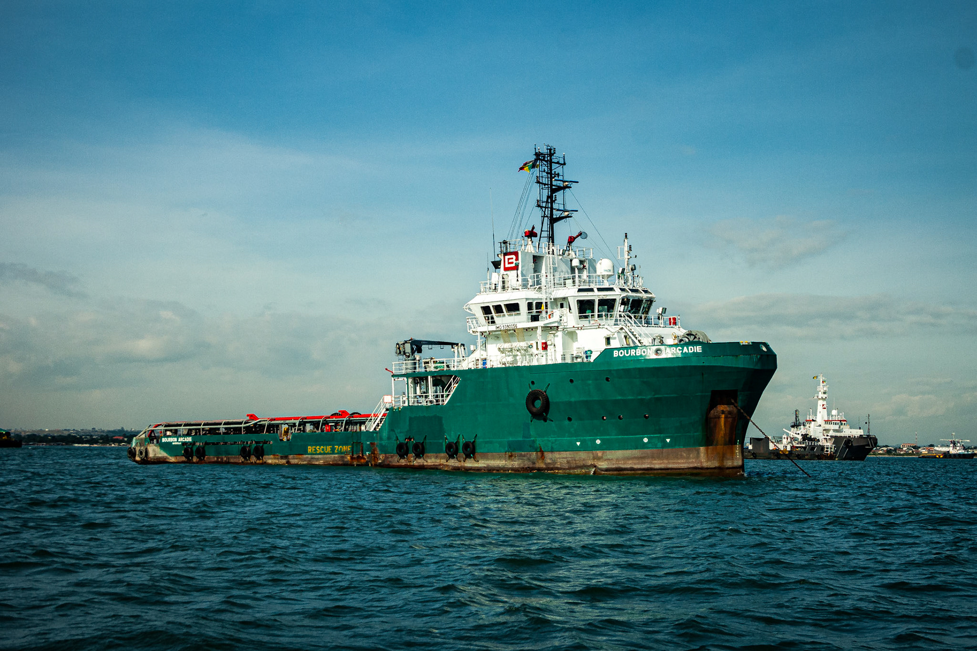 Seen at Anchor Congo Pointe noire