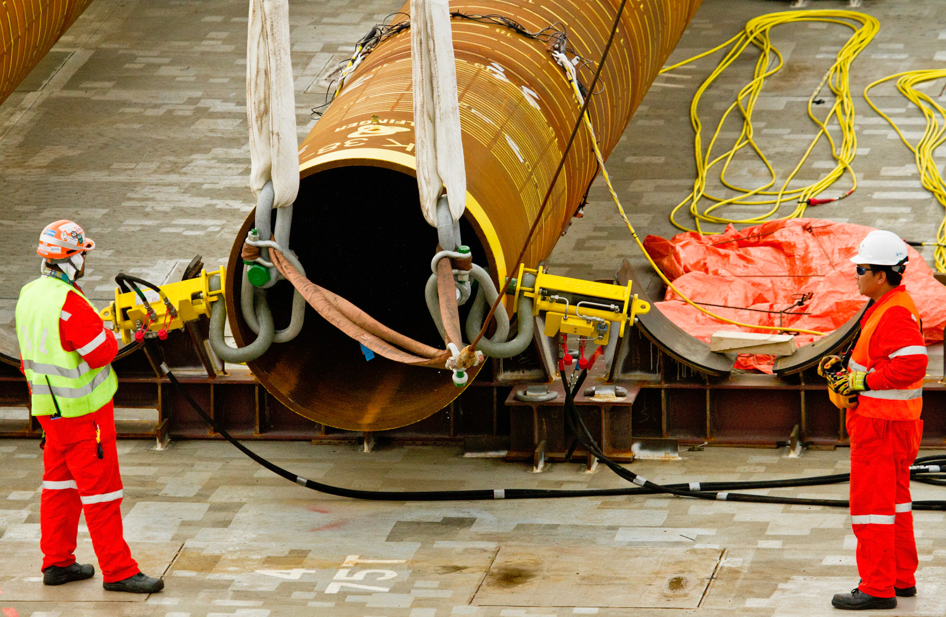 subsea piles