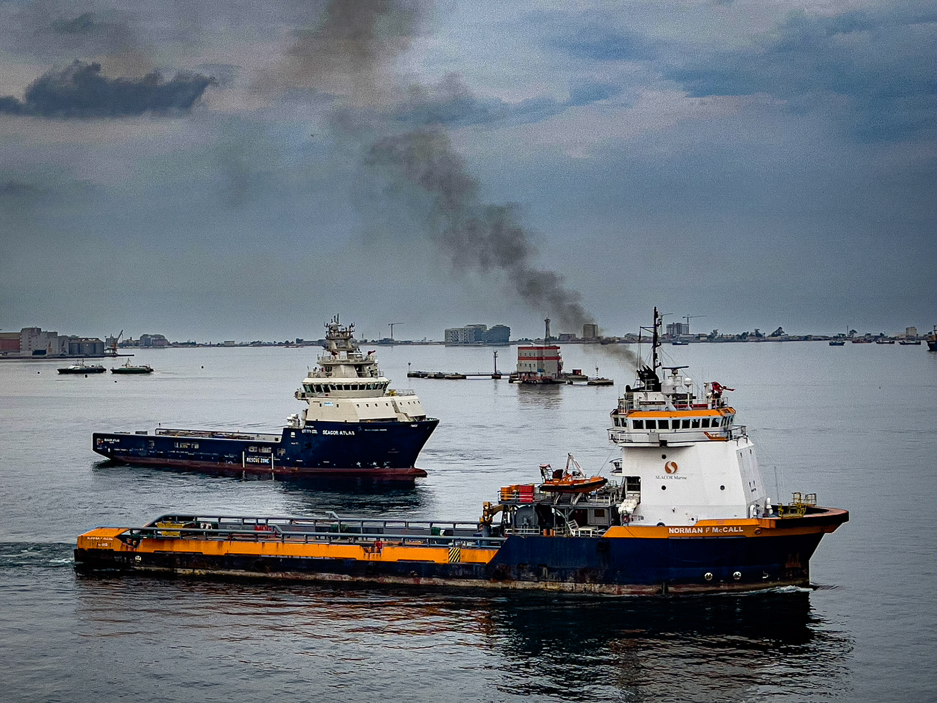 Seacor supply vessel