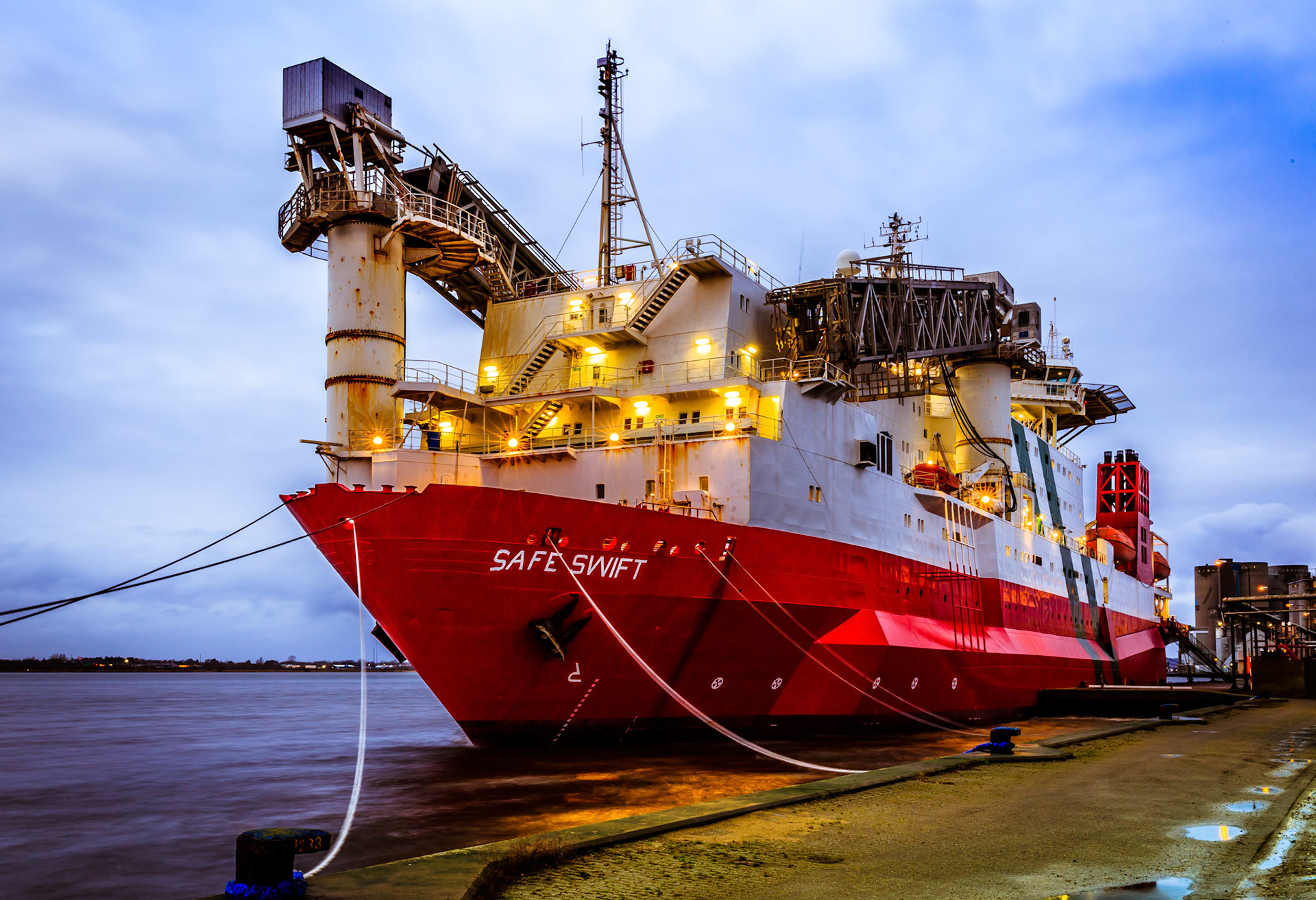 alongside