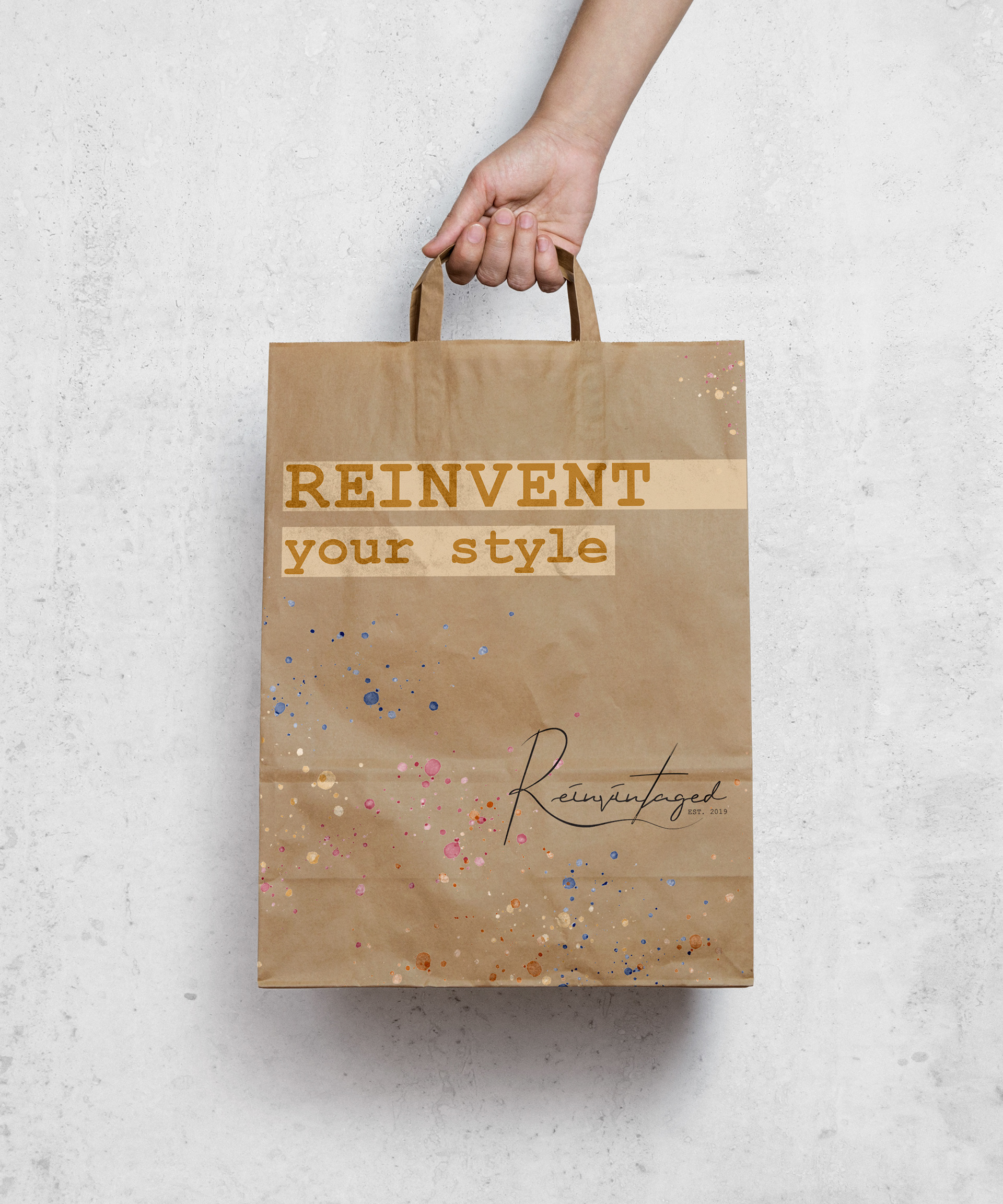 Shopping Bag Version 1 (made out of recycled materials)
