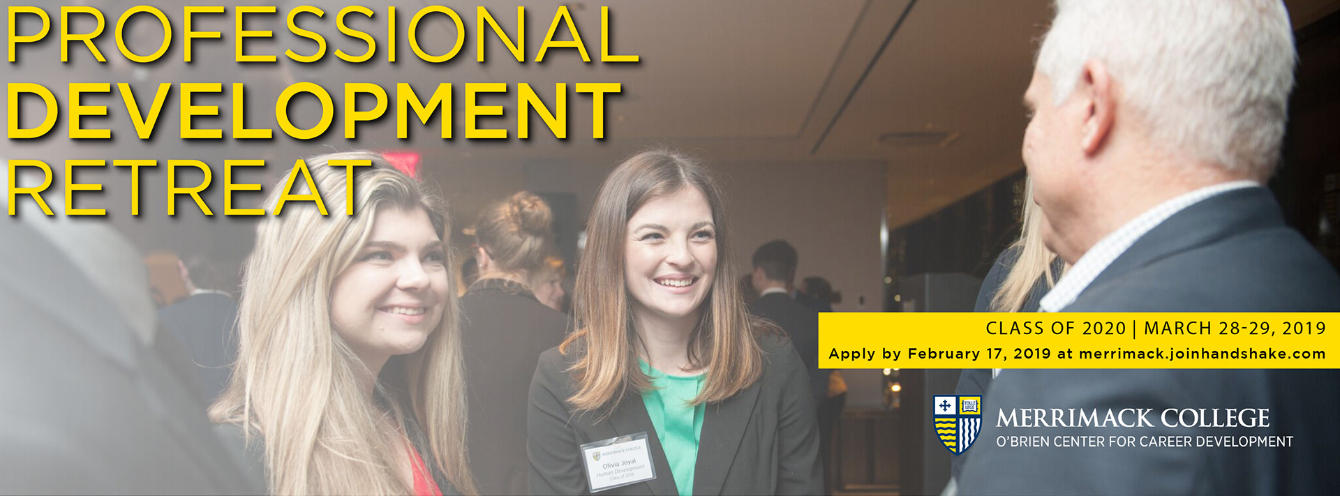 Postcard that advertises the Professional Development Retreat