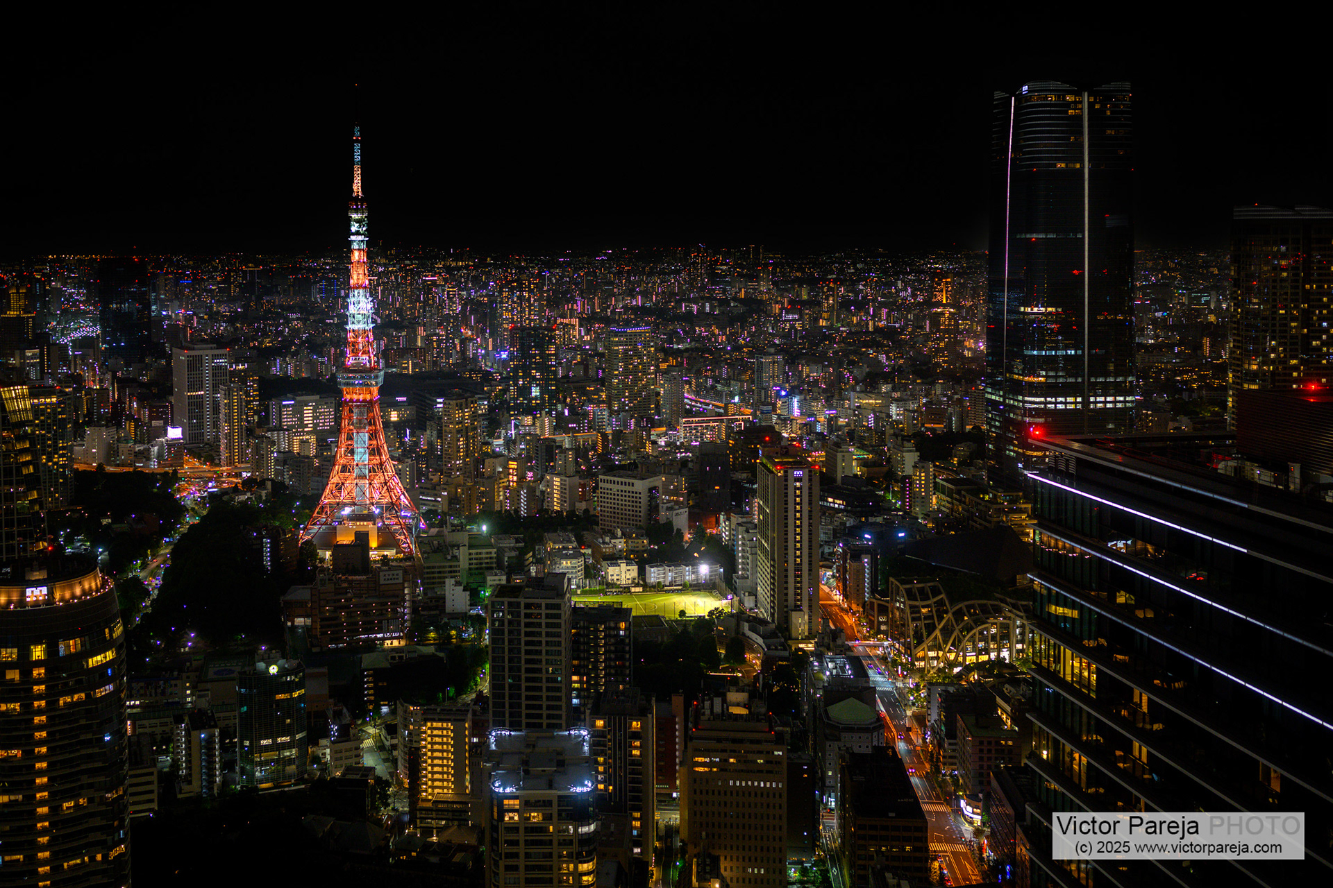 Tokyo Tower and Mori Tower