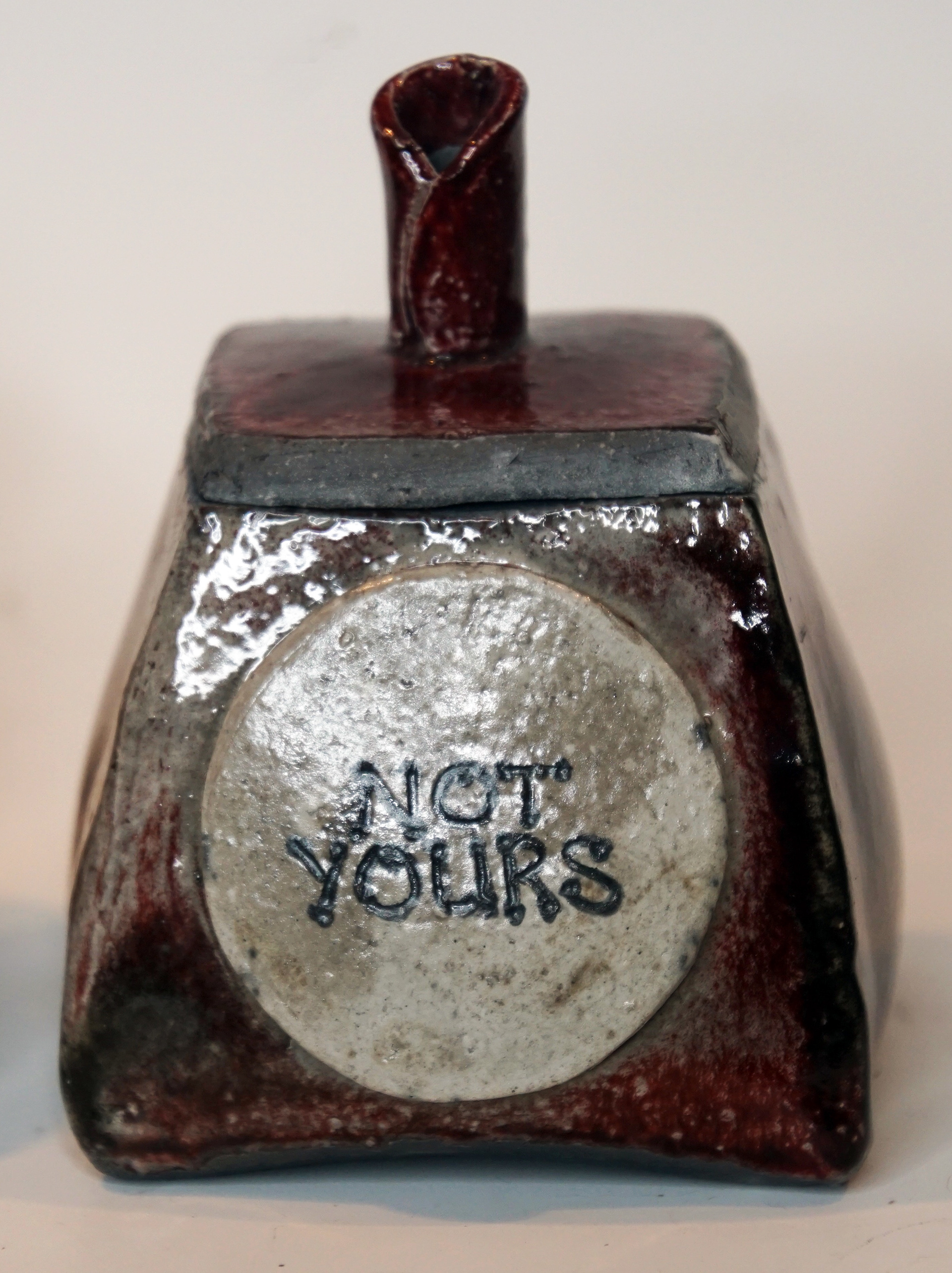 Not Yours Lidded Pot