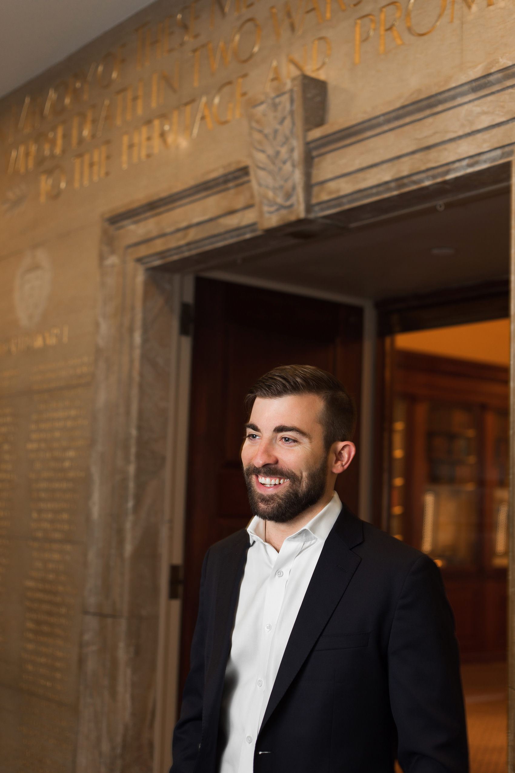 Logan at Harvard Law School.