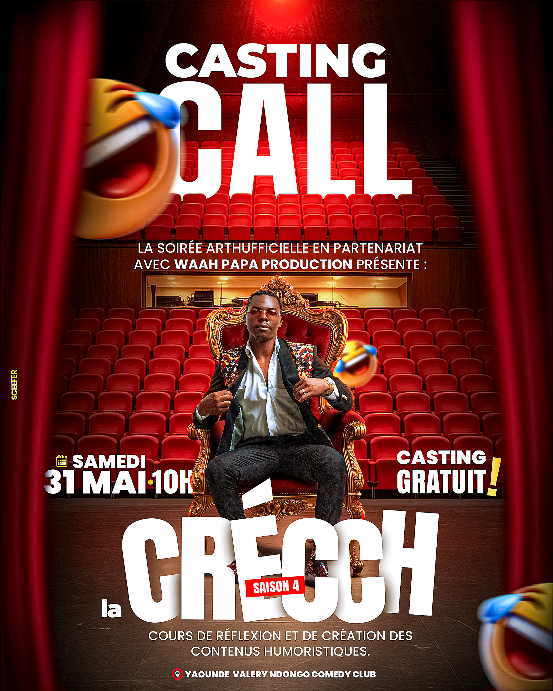 Casting call for ARTHUR PAYE