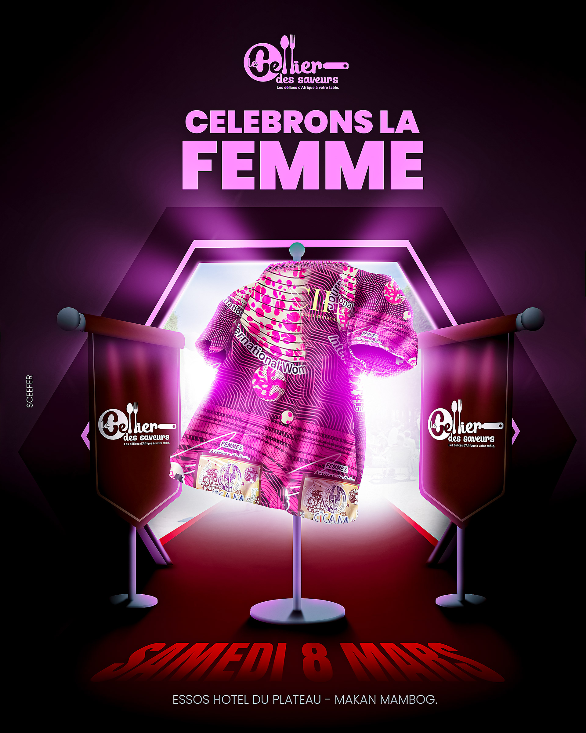 Célébration du 8Mars au Cellier des saveurs, Restaurant Camerounais spécialisé dans les mets africains