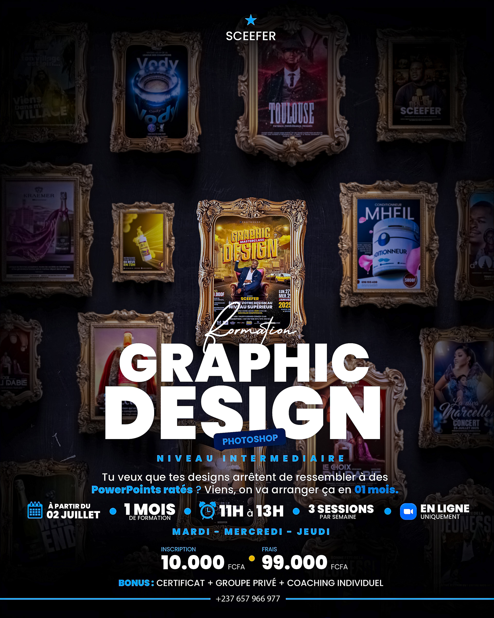Formation complète sur Adobe Photoshop. Niveau débutant et intermédiaire. 1 mois de formation intense