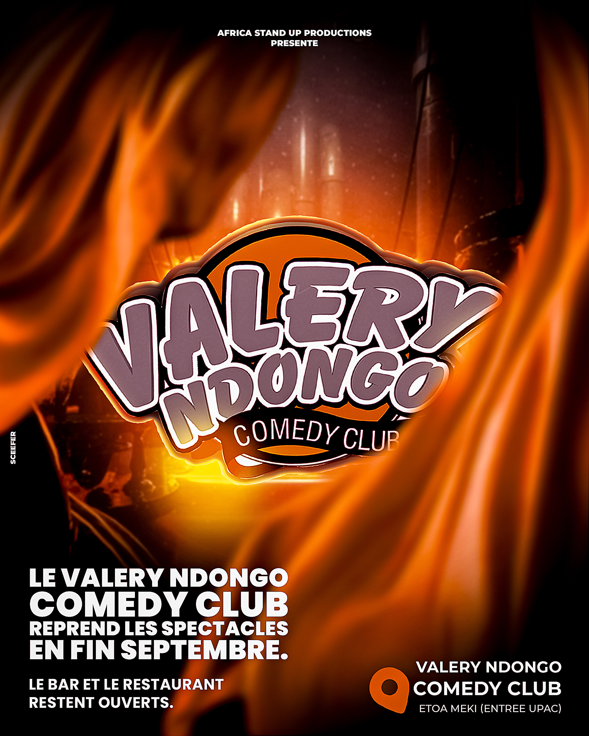 Réouverture du Valery Ndongo Comedy Club