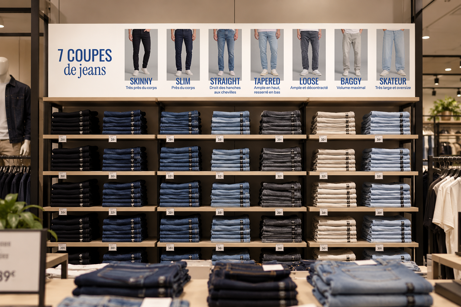 Corner denim