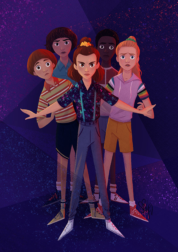 Sarah Conradsen Illustration - Stranger Things