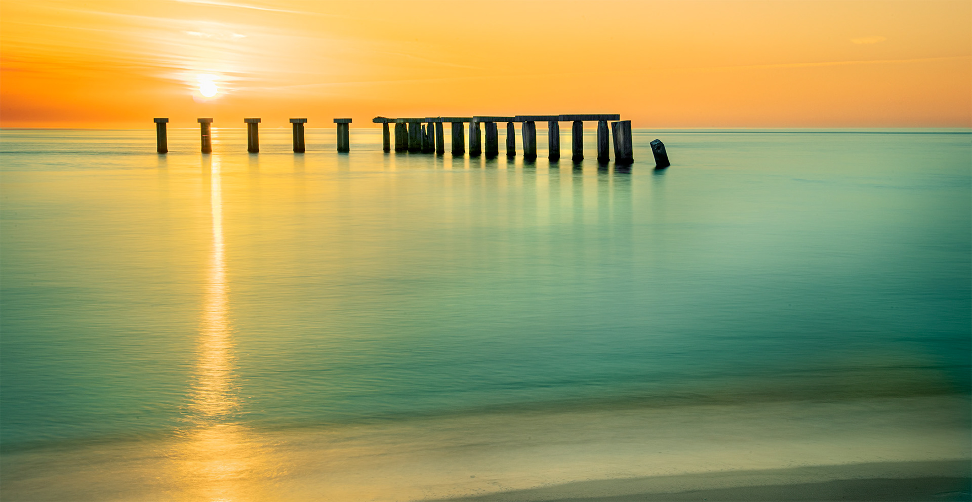 Sunset On The Old Boca Grande Pier