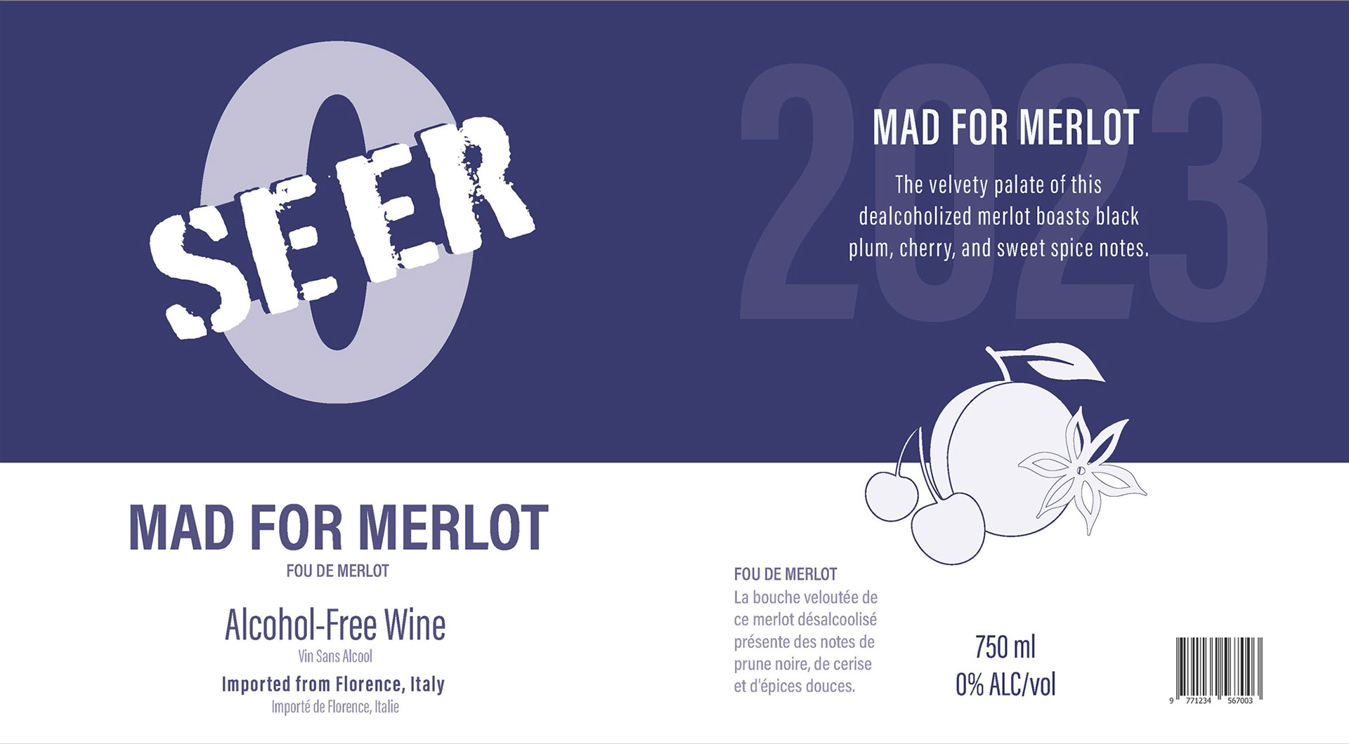 Label for Merlot