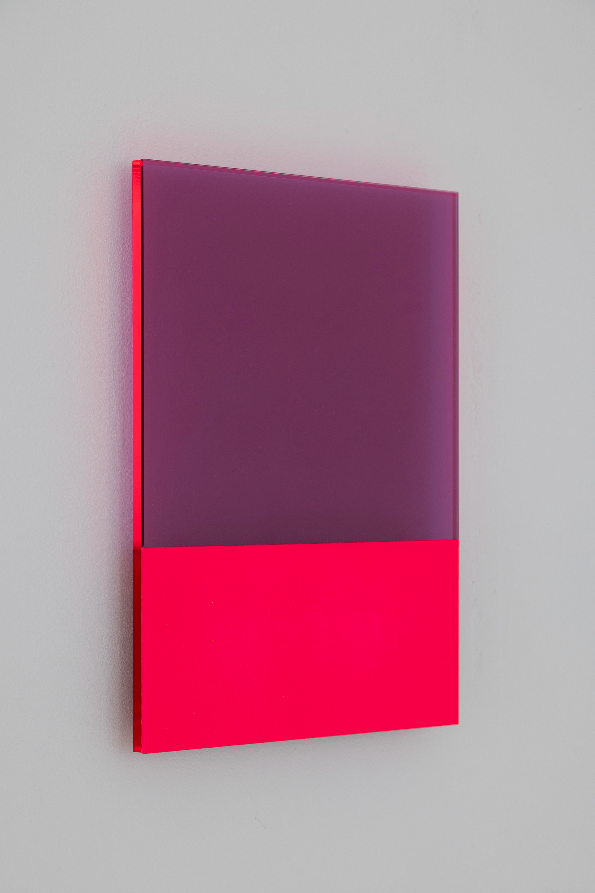 Martha Scheeren, Amsterdam, artworks in plexiglass, exhibited at Lindenbaum Gallery
