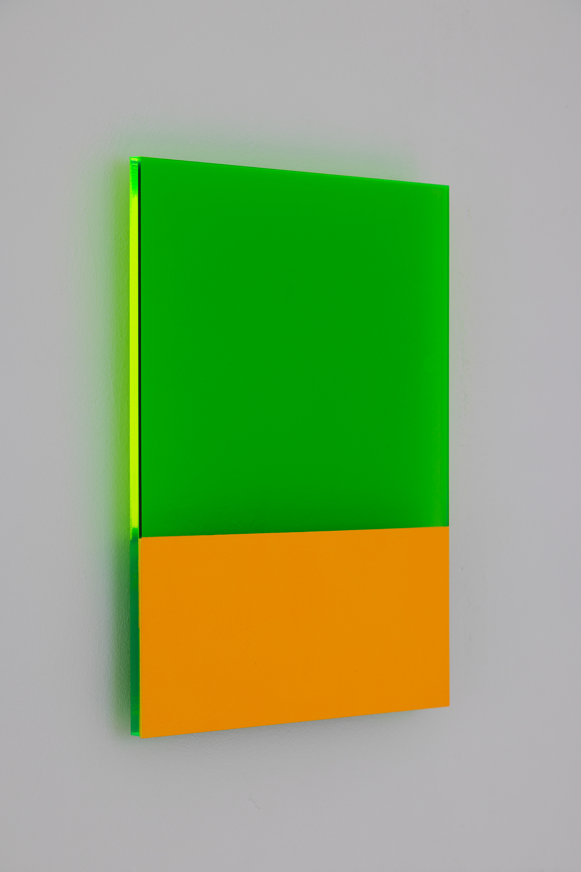 Martha Scheeren, Amsterdam, artworks in plexiglass, exhibited at Lindenbaum Gallery