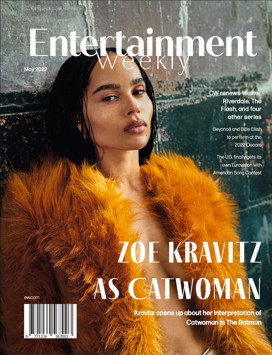 Entertainment Weekly Secondary Cover