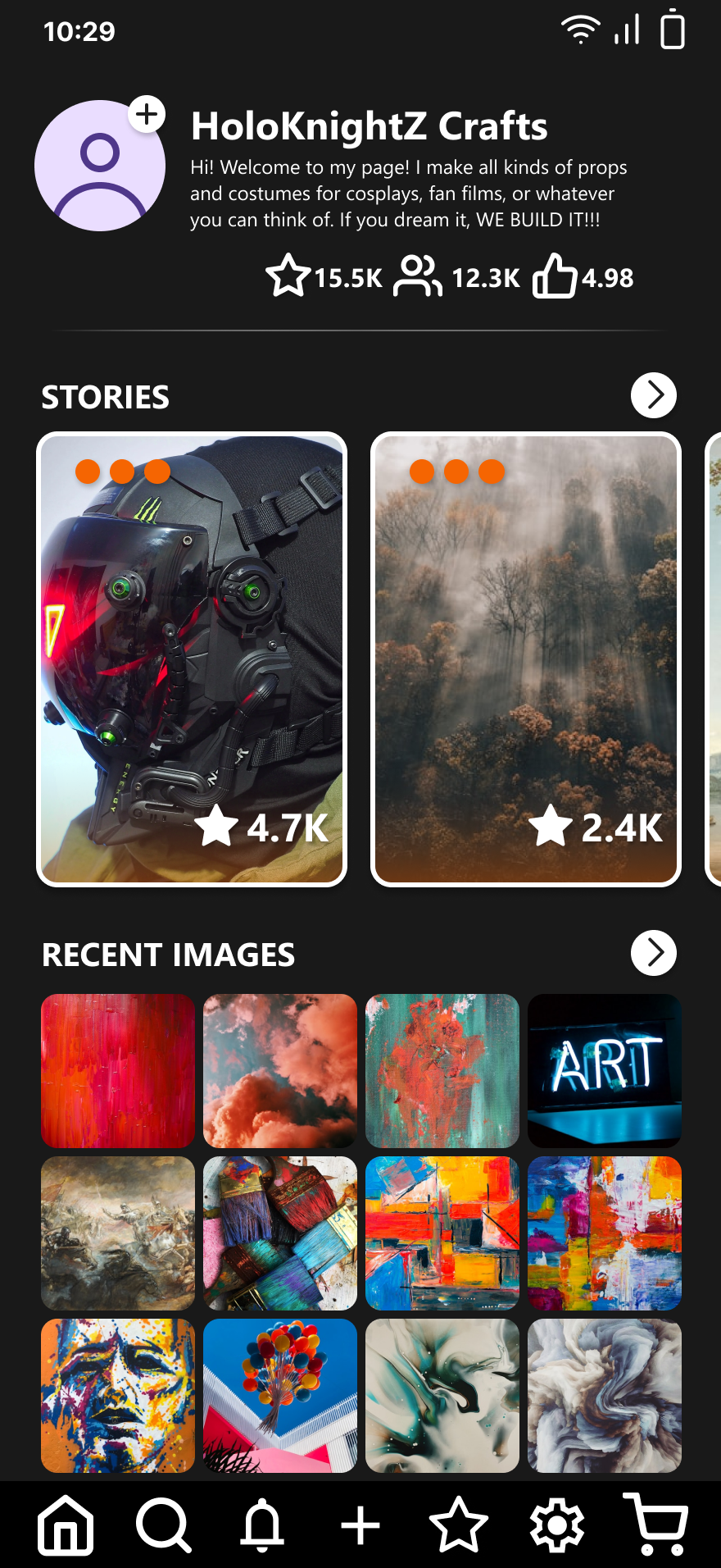 Seller's Profile