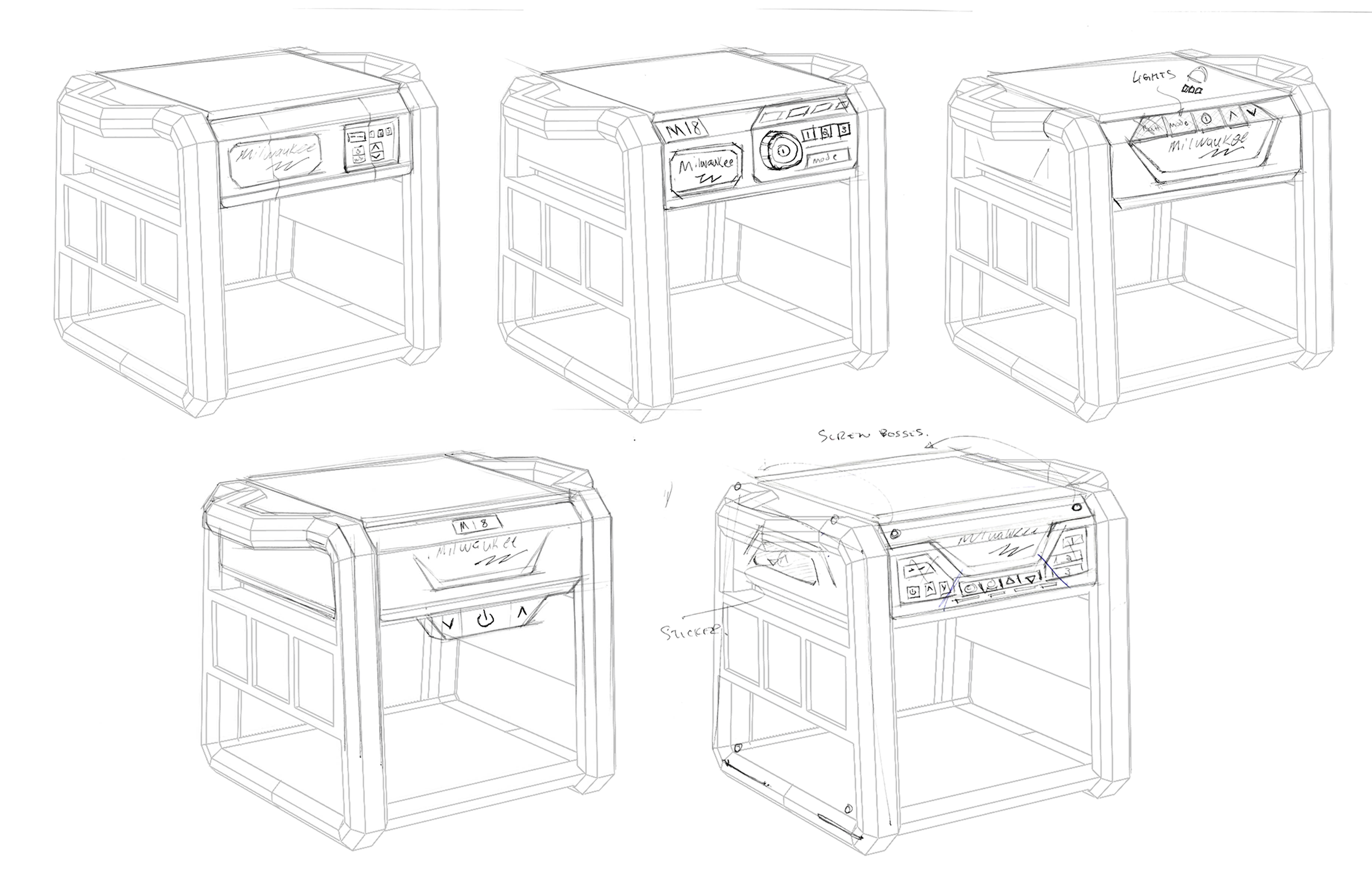 Front Interface Variations