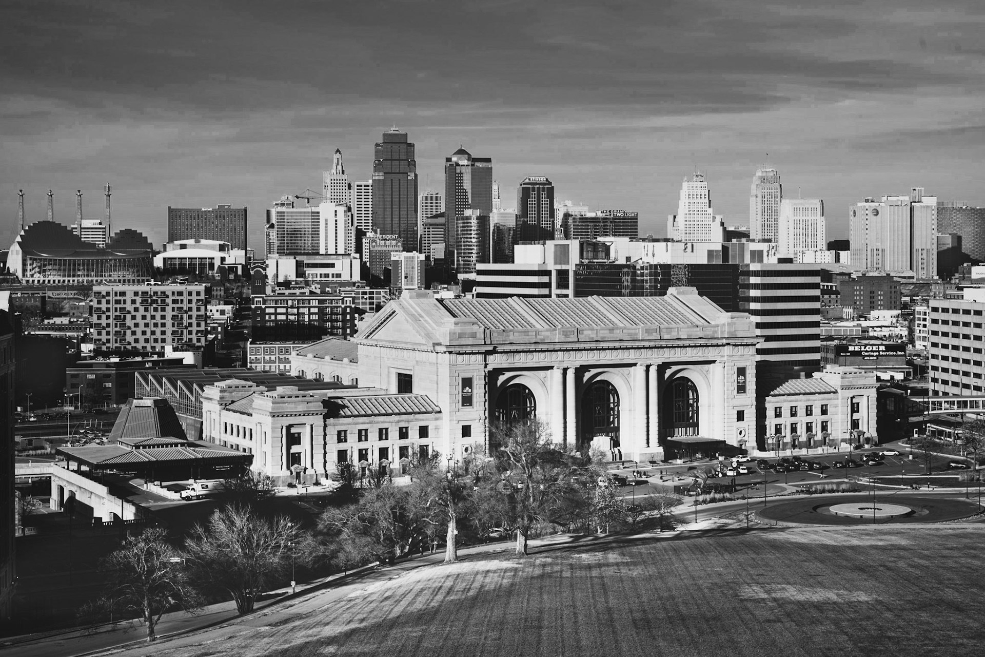 Union Station Black and White