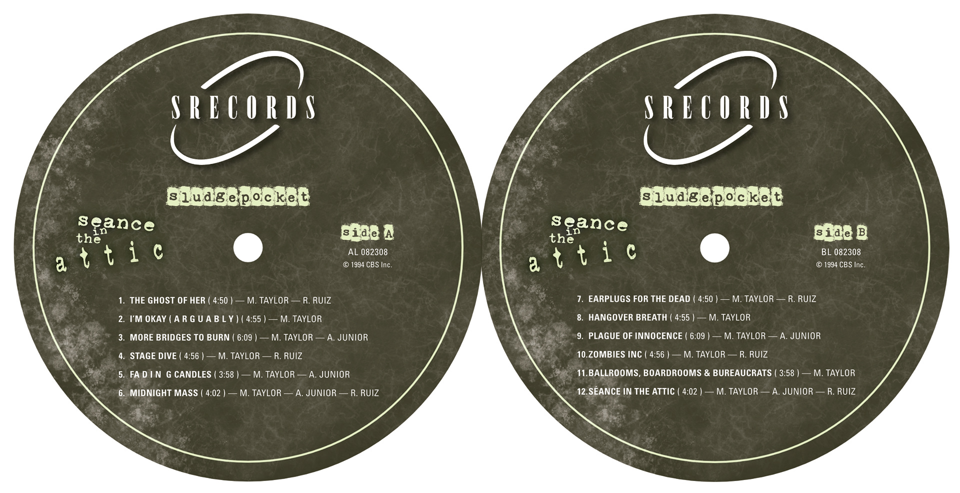 Side A + Side B Labels