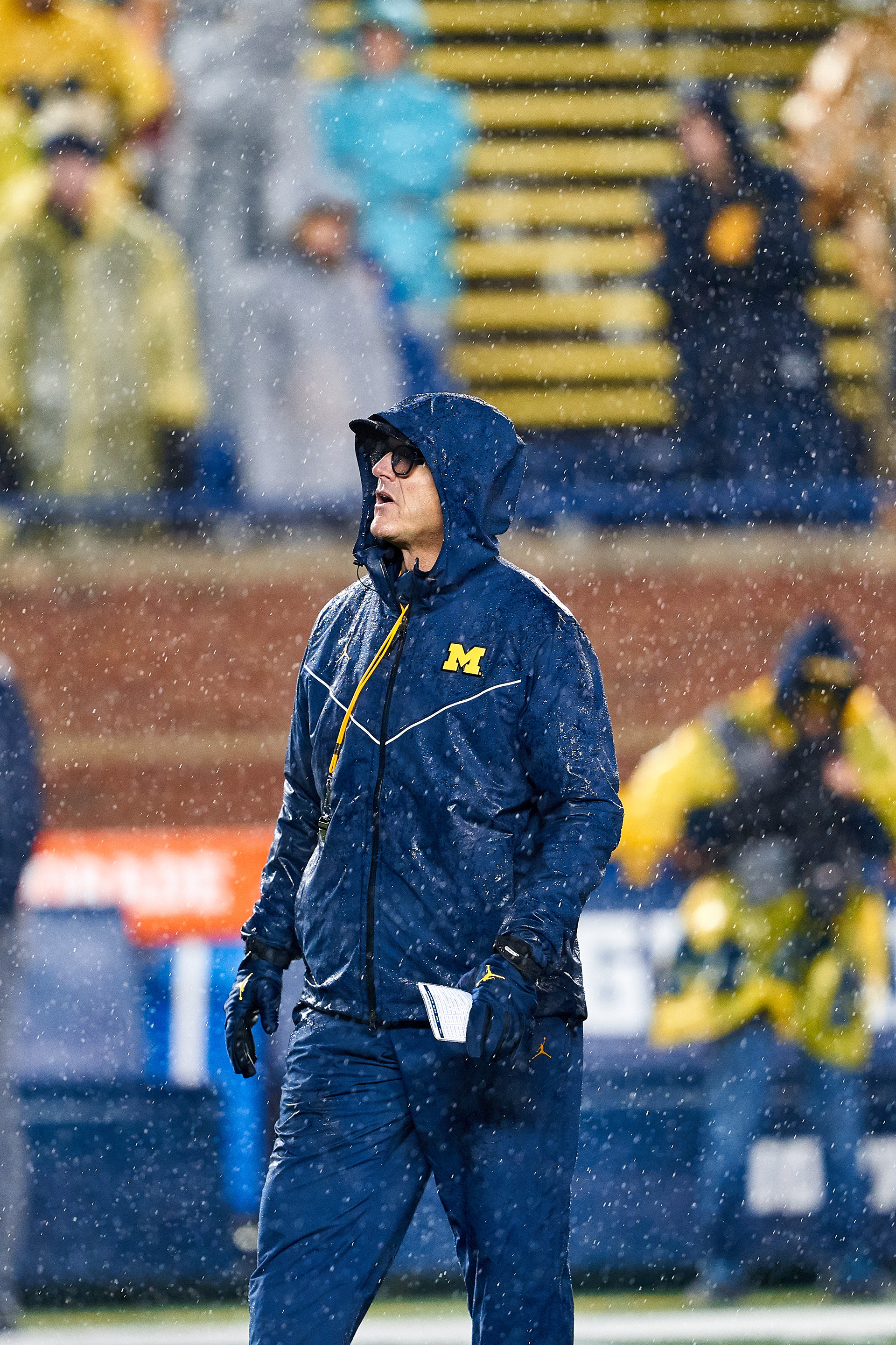 Jim Harbaugh before ND played at U-M in 2019