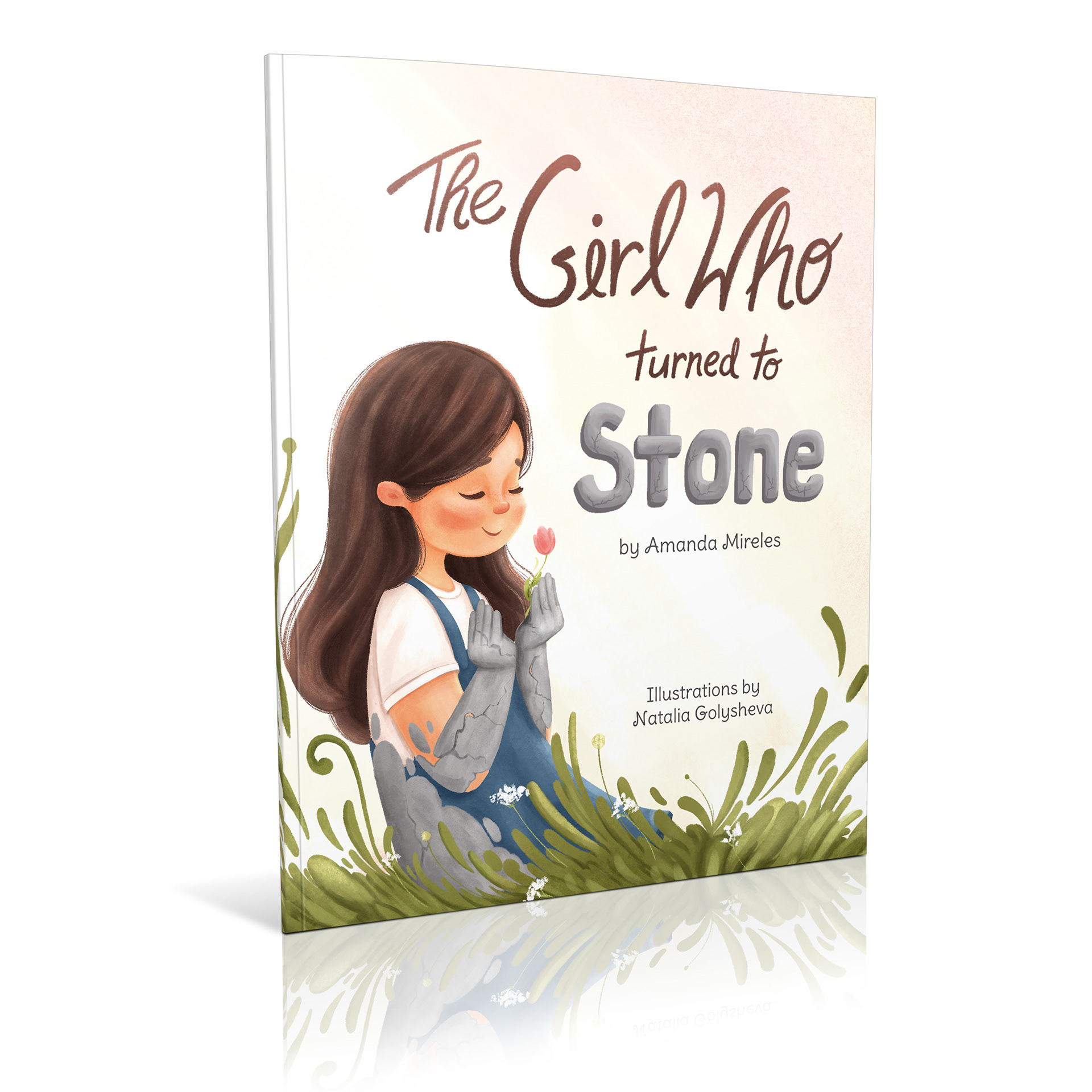 The Girl Who turned to Stone by Amanda Mireles/ illustrations by Natalia Golysheva