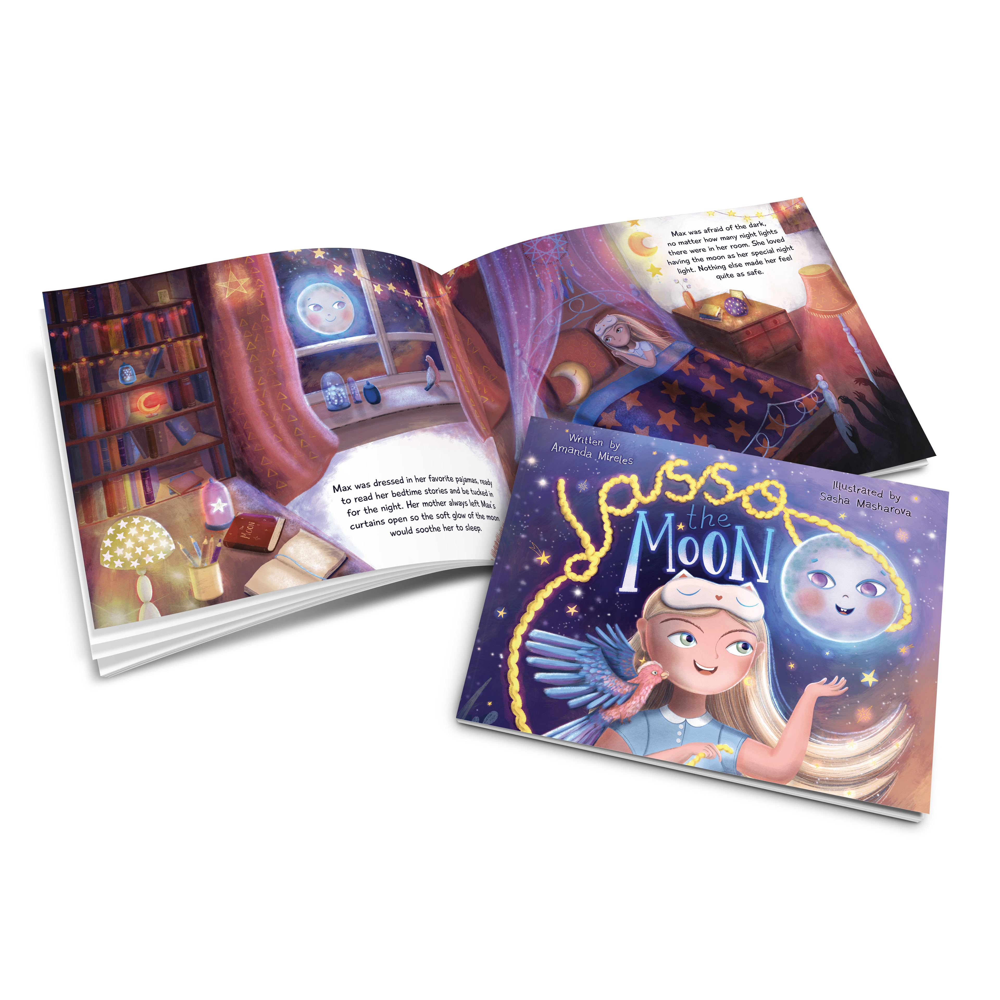 Lasso the Moon by Amanda Mireles/ Illustrations by Sasha Masharova