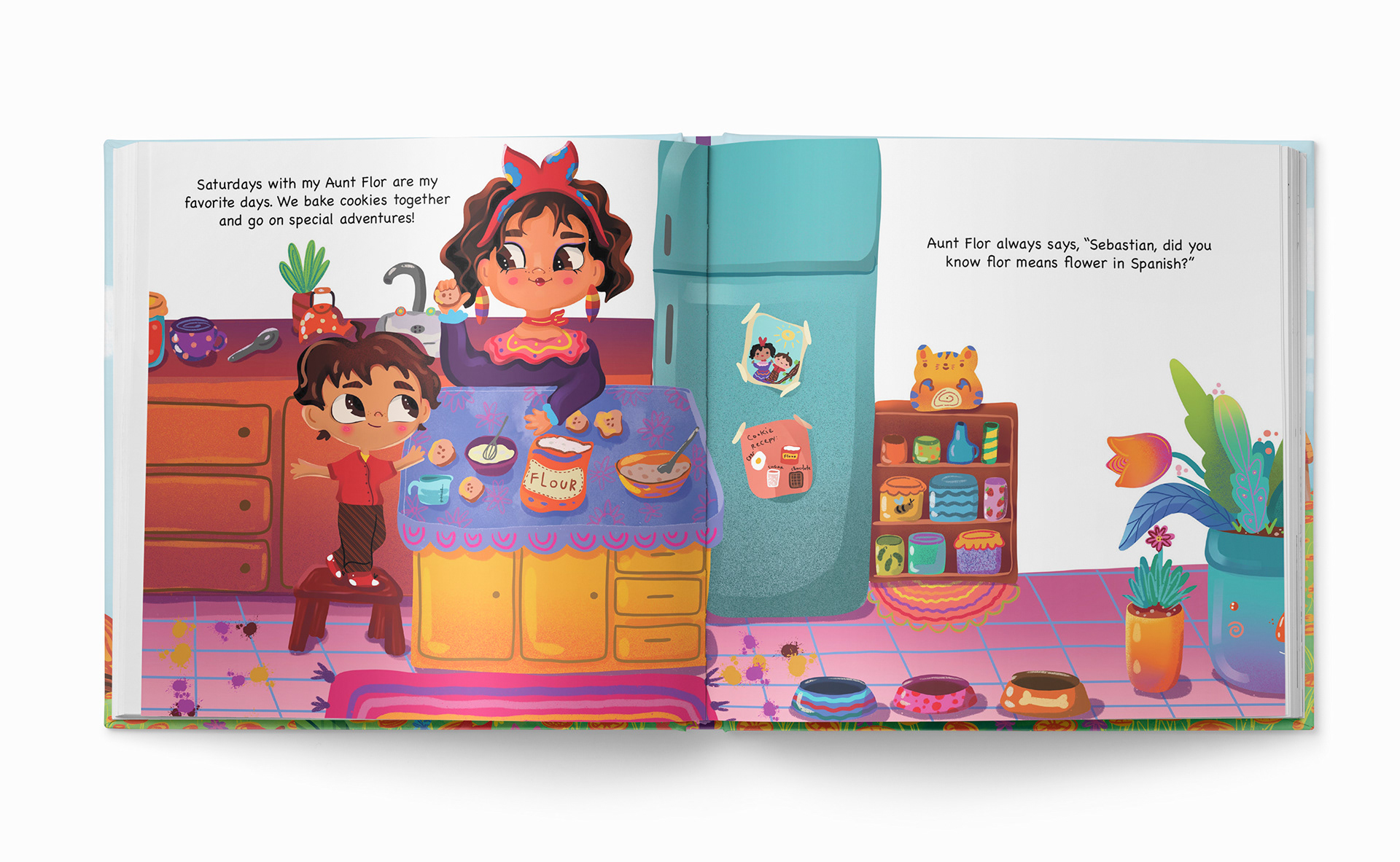 My Aunt Flor by Viloetta Cornett/ Illustrations by Olha Pankiv