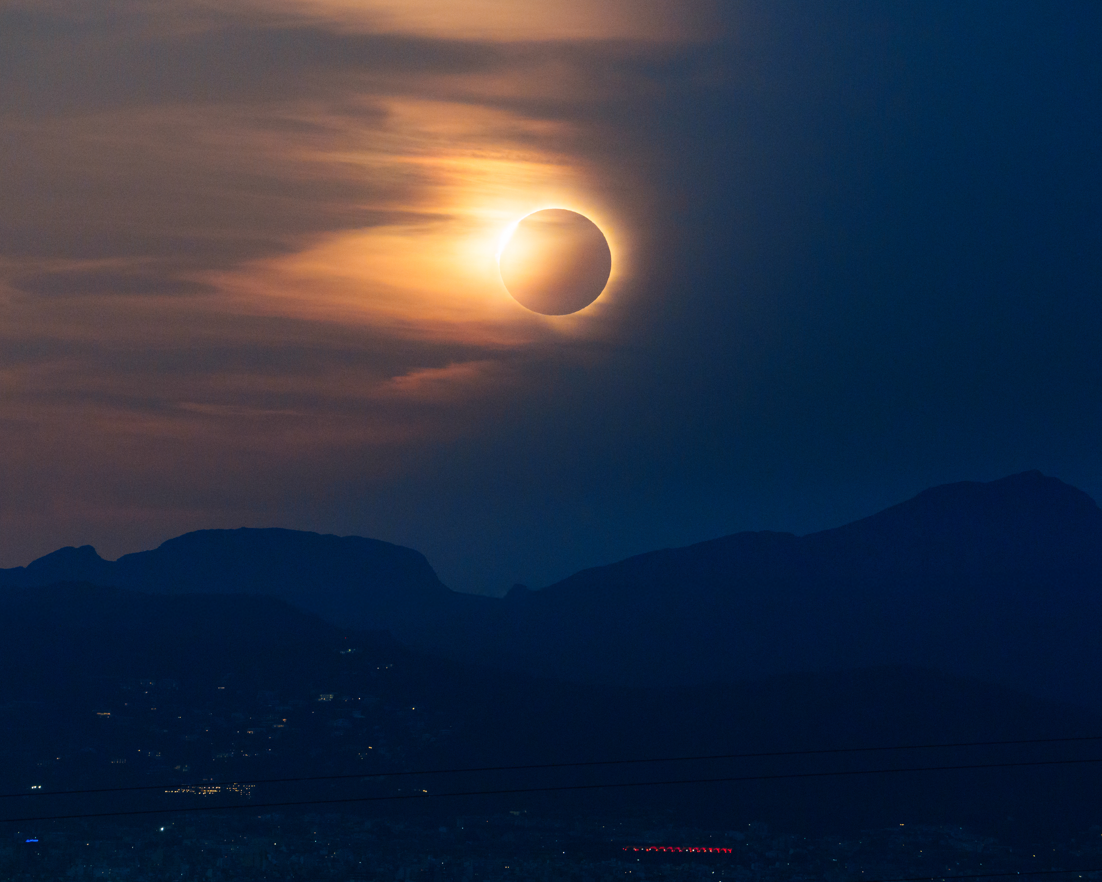 Total eclipse seen from Mallorca, 2026