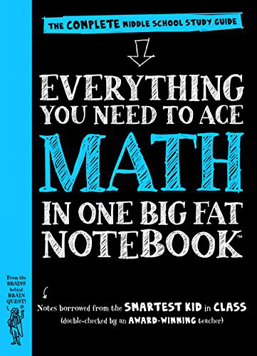 9.3★ “Everything You Need to Ace Math in One Big Fat Notebook” talks about Numbers, Ratios, Proportions, Percents, Expressions, Equations, and lots of other things that Math is based on. I like this book because it is very informative AND makes things very simple. Warning! If you do not laugh at this joke: What do polite sharks say?( The answer is “Nice to eat you!), then do not read this book! I would recommend you to start reading it at the age of 8.