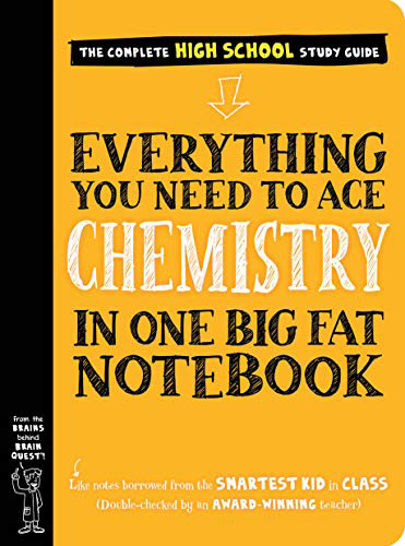 8.0★ "Everything You Need to Ace Chemistry in One Big Fat Notebook” is all about chemistry (You can see that from the cover, right?) It covers lots of high school chemistry topics, and I think it even covers a little college chemistry. It’s got mnemonic devices and definitions to help you memorise, and even quizzes to recap it all. It really has everything you need to ace chemistry! Recommended for high-schoolers.