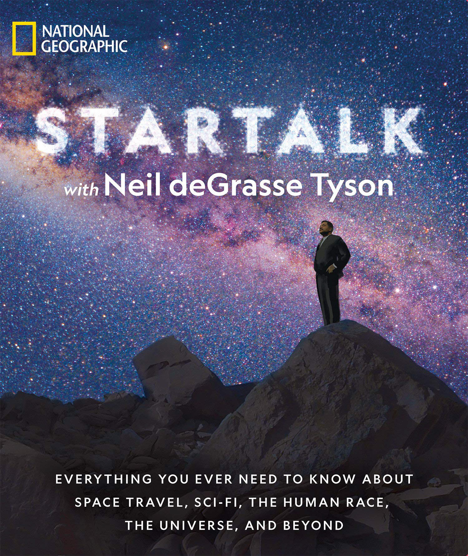 9.5★ “StarTalk, with Neil deGrasse Tyson: Every thing you ever need to know about space travel, Sci-fi, the human race, and beyond” is a funny and informative guide to , well, everything just wrote. It talks about question from if super-man could survive a black hole to if science can find love. This book not only talks about science, but it teaches you how to make drinks, it tells you puns, and it also has a bit of biology. It really is a good book. Recommended for science fans who want funnier books. 	08/08/2023