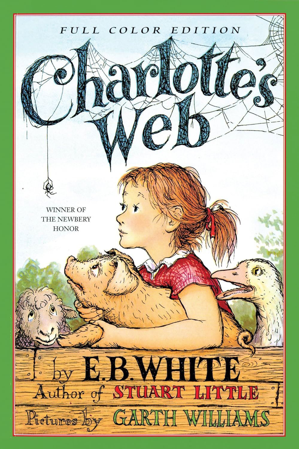 9.4★ “Charlotte’s web” is about a little spider named Charlotte and a young pig named Wilbur. Charlotte tries to save Wilbur from his oncoming end: bacon. A young child named fern loves Wilbur, and is the only child who can hear the animals in the barn, including Wilbur.                                                                                 This book influences the reader. The book is about adventure and miracle, pleasure and pain, life and death, and time. The book itself is miraculous, not to mention the illustrations. And, for a book, it is just about perfect.	02/10/2024