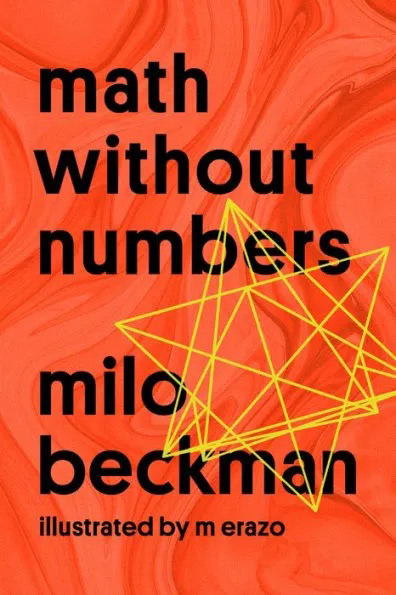 8.7★ "Math without numbers” is a book which explains college-level mathematics without numbers. Here’s a quick review: In the beginning, It talks about shapes, how many shapes are there, and how to classify shapes. It also gives a slight hint about what a manifold is, and it tells us what we don’t know about manifolds , and some basic topology. Then, the book starts to talk about combinatorics and the game of life. Finally, at the end, It talks about math in everyday scenarios, and science. 	20/01/2023