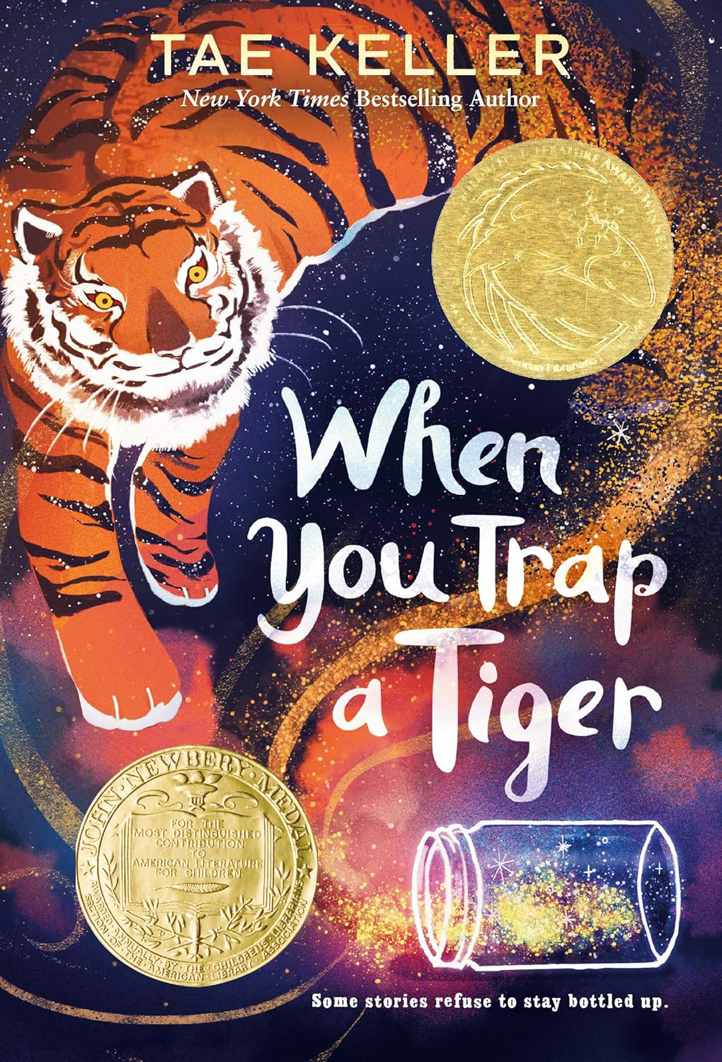 7.7★ “When You Trap a Tiger” is a book based on Korean folklore. It is about a girl, a young girl, who believes she is haunted by an imaginary tiger. Yet the hauntings get worse. One day, she can no longer keep her secret. She bursts into her halmoni’s room, explaining the haunts. Yet then, and only then, halmoni explains the true reason why she is being haunted. Or should I say,              why she is cursed.                                                                                    It is an interesting book on making friends, losing friends, and listening to the stories. The cursed stories, the ones of darkness, to heal the ones on the brim of the void. never trust a tiger.   	05/10/2024