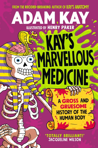 9.9★ “Kay's Marvellous Medicine: A Gross and Gruesome History of the Human Body” is an AWESOME book. It’s a complete guide to the history of medicine, from the 4 humours (Don’t worry, you’ll learn the meaning in the book) to anaesthetics, from trench foot (again, you’ll learn it in the book) to antibiotics, It’s a really really REALLY good book. It looks like a very thick book, but don’t worry! It’s fun, stop thinking of having a giant burden on you for a week or so! It my #2 favourite book. I hope that you love it as much as I do! Recommended for 5+ kids.