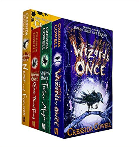 9.2★ “The Wizards of Once” is a series of four books. It’s about a young boy named Xar and a young girl named Wish adventuring into the world of magic, killing witches, making potions, defeating spells and bringing back giants along the way. I like it because it’s an adventure story, and I love adventures. I recommend you to start reading it after you turn 8. It’s also a very long series, it's about 1500 pages in total.
