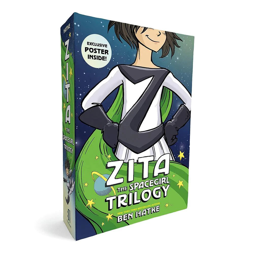 9.8★ (average) The “Zita the space girl” trilogy is a silly series about a young girl who got lost on an alien planet, looking for her brother. In her journey, she meets foes, friends, and other monsters. The books are graphic novels, and are perfectly suited for ages of all kind.	21/01/2023