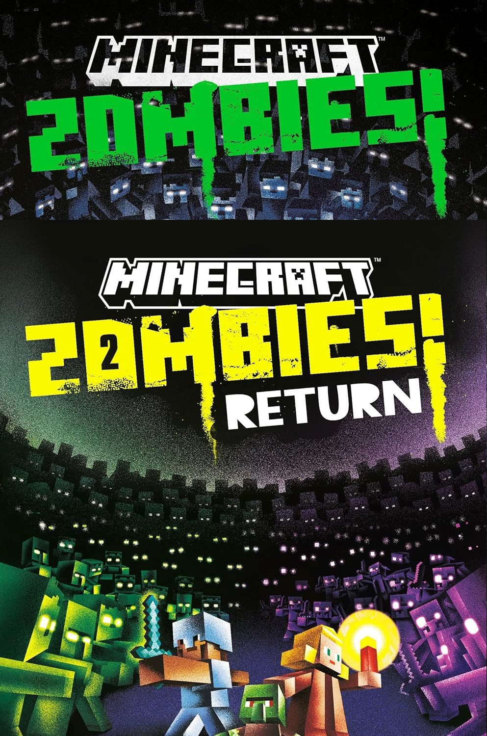 9.7★ (average)	“Minecraft: Zombies” is a really good series about a girl who has a brother, who was bitten by zombies and turned into a zombie. She meets John, who is an adventurer, and becomes friends with the girl. They venture for a golden apple, the only thing to cure the girl’s zombie brother, Johnny. They meet an evil adventurer called Logan, who caused the zombie outbreak that zombified Johnny. Logan also zombifies MANY other villages, and even kills pig-step Peggy, the best overwolder in the overworld. The team of three are determined to defeat Logan, and claim back Johnny in his un-zombified normal-villager form. I was gonna rate it 9.9, but it is a bit scary and just might cause nightmares, so 0.2 points are going “wheeeeeeeeeeee  BANG *poof* ” So, if you do the math, 9.9-0.2=9.7, and 9.7 is the rating for these books. (That part was for people who accidentally left their brains on the bed stand and became no-brainers.(I really hope that person who left their brain on the bed stand is 100% not you.(If that was you, send a email to me through the home page top left “Contact” button, no-brainer.))) 	08/01/2024