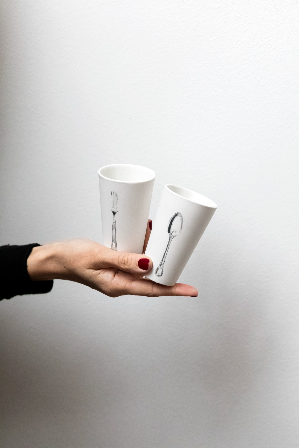 Tasse haute en porcelaine 35€
