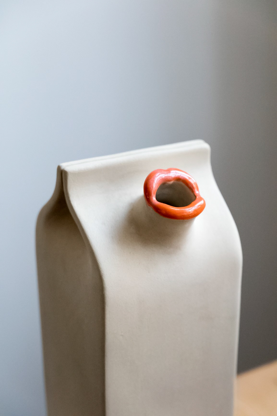 Brique en grès 1.5L. bouche orange 170€