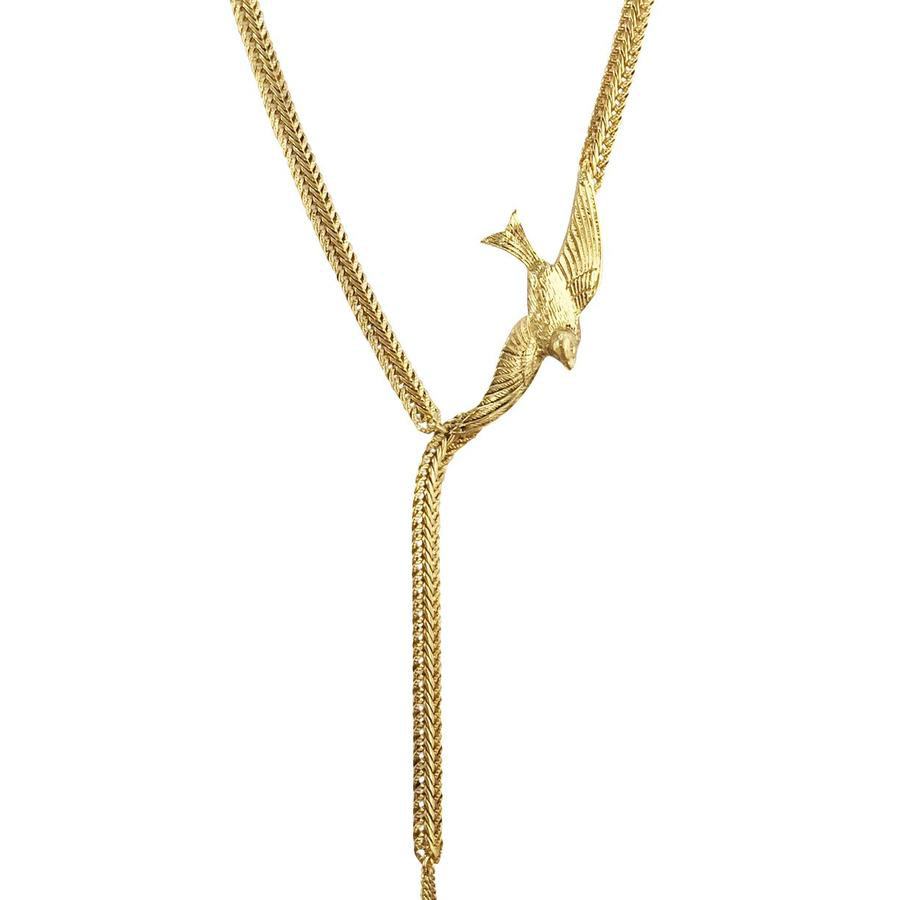 Collier 'Bird' - Laiton doré - 149€