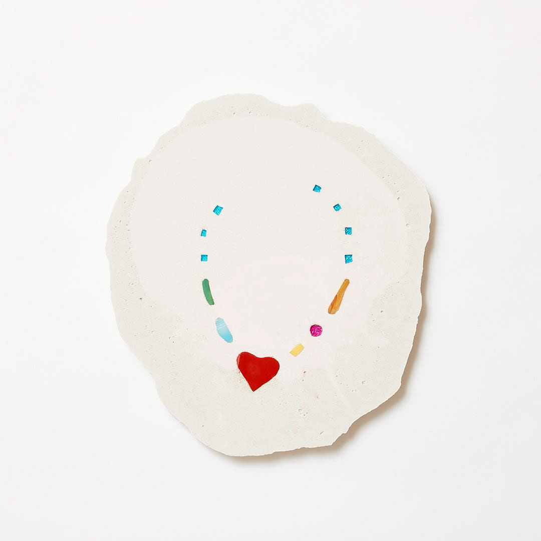 Sculpture murale, pièce unique 'Pastels' grand modèle 280€