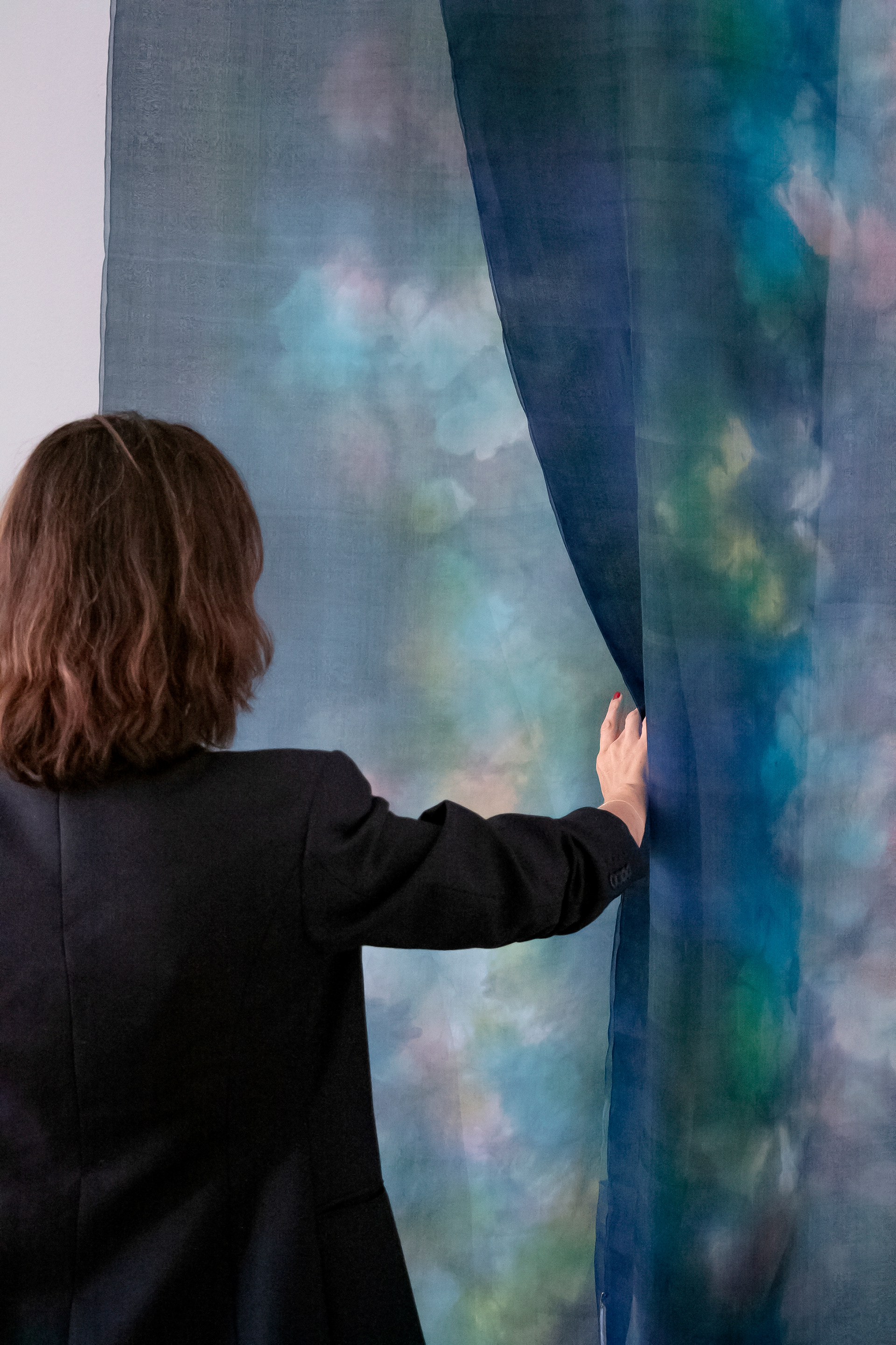 Grand kakémono, organza de soie 1 200€ l'unité