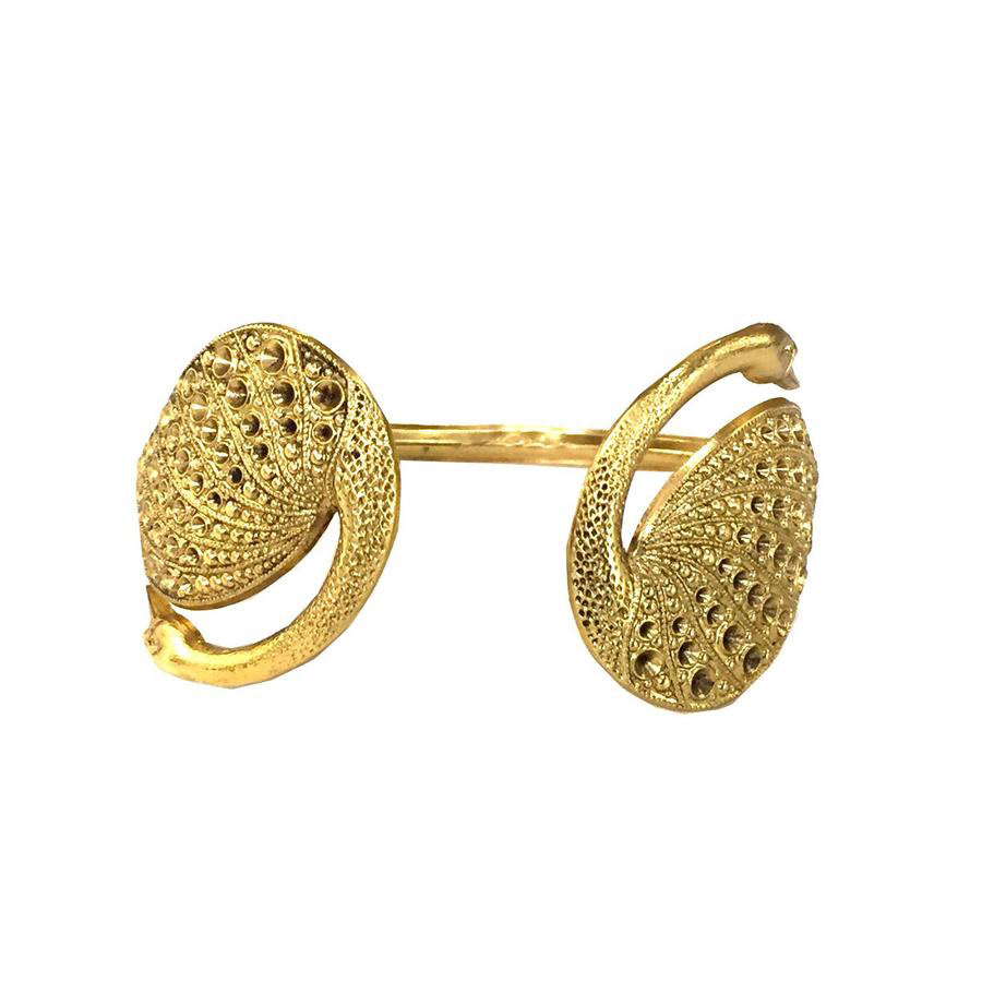 Bracelet 'Double swan' - Laiton doré - 110€