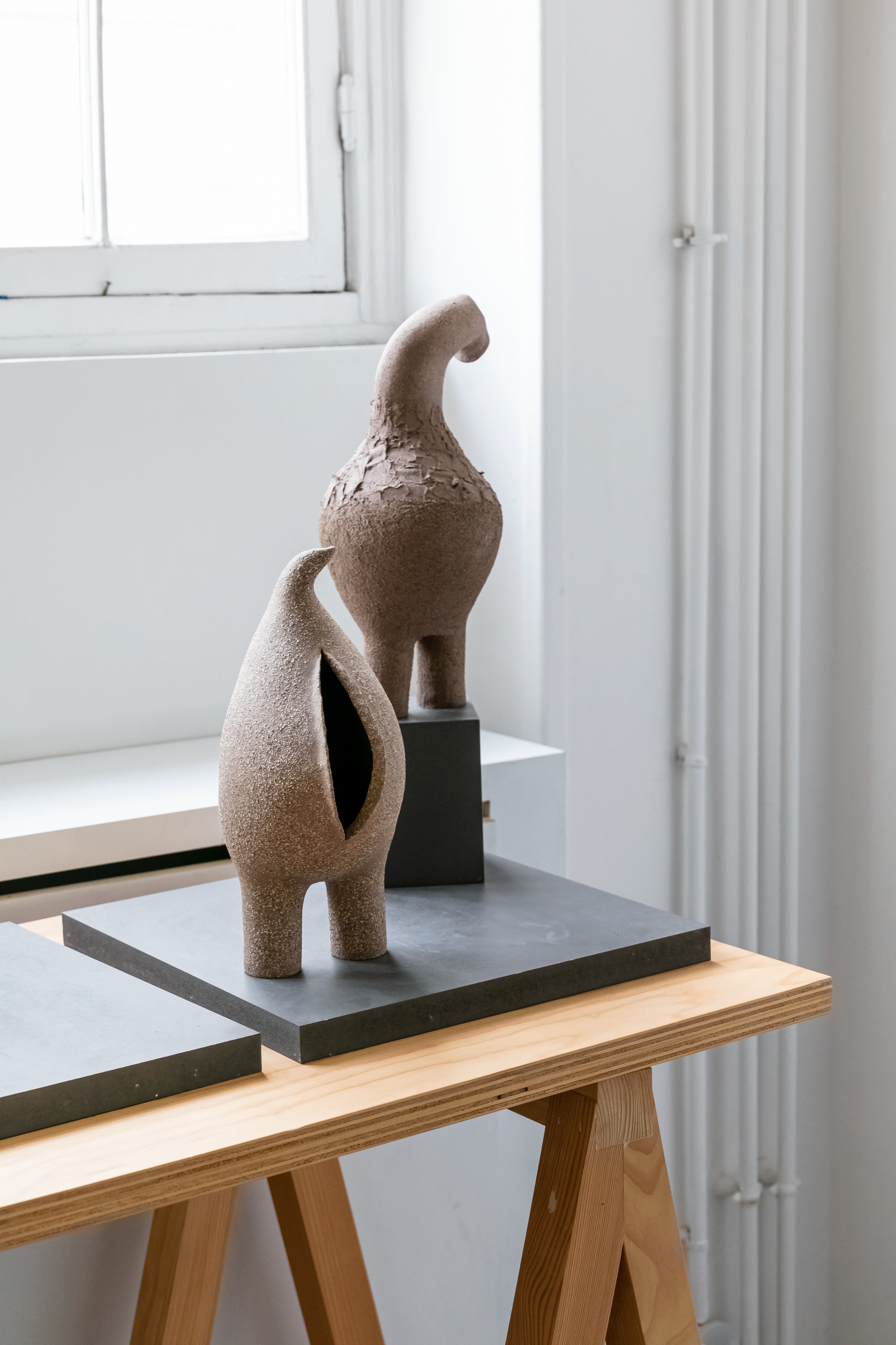 Grand dodu n° 2 & n° 4, pièce unique en grès - 300€