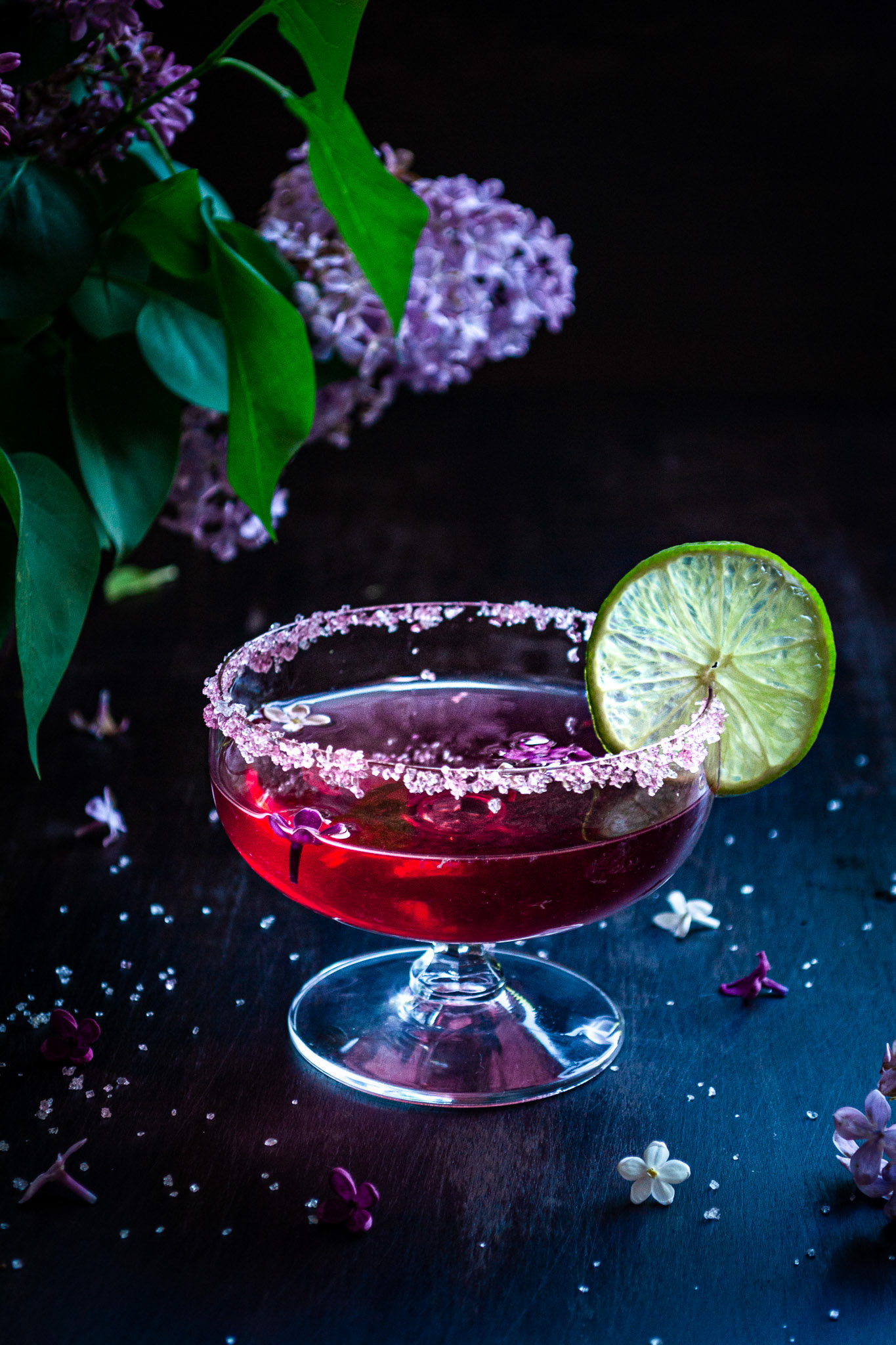 LILAC SUGAR MARTINI