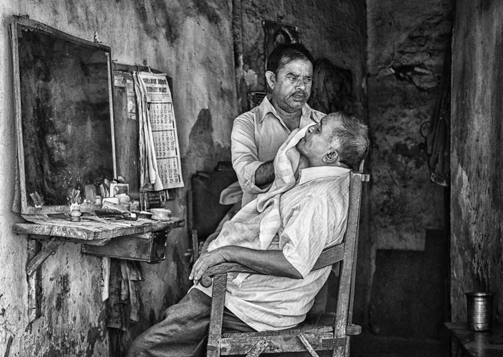 "Street Shave" - Black and White Spider Awards Nominee 2018, People, North Shore Salon Honours (Colour version)