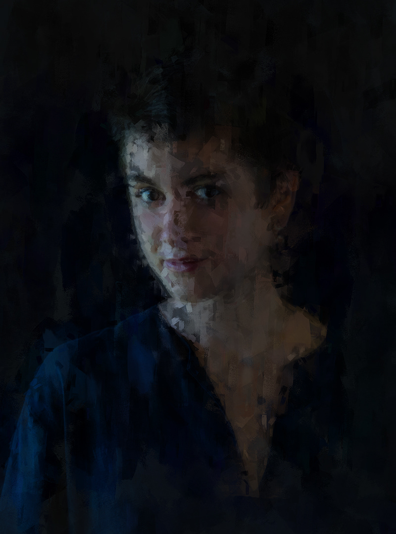 "Girl in Blue" - GOLD Creative Focus Competition 2019, Human Impressionism